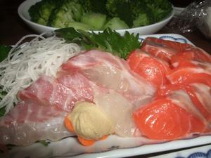 魚・野菜たっぷり夕食 - 