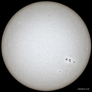 4月29日の太陽 - お手軽天体写真