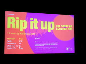 スコットランドのポップミュージックの変遷: Rip It Up @ スコットランド国立博物館（エディンバラ） - イギリスの食、イギリスの料理＆菓子