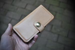 iphone 15 pro leather case book type - 
