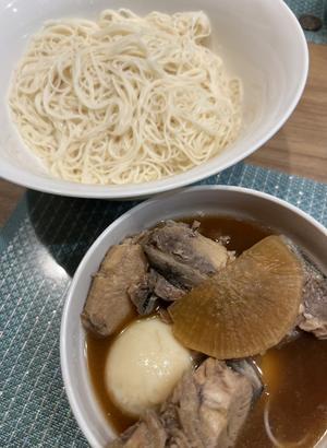 男の料理 in 鰤大根素麺 - 茨城のラーメンブログ　 麺'zクラブ