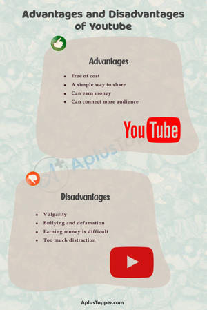 YouTube has its own set of advantages and disadvantages - 