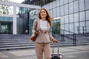 How can business travelers effectively deal with flight delays and cancellations?  - 