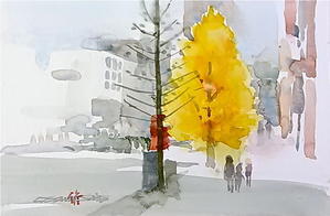 シニアチックな水彩画家，８０歳　おさむ斉藤のブログ　Watercolor by Osamu 水彩画家のロス日記 Watercolorist Diary