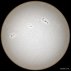 5月4日の太陽 - お手軽天体写真