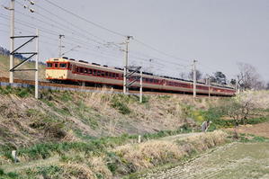 昭和５７年５月東北本線：貝田・越河（１０）：キハ５８系急行あがの　４５５系投入経緯 - 