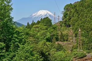 鉄塔と富士山 - 