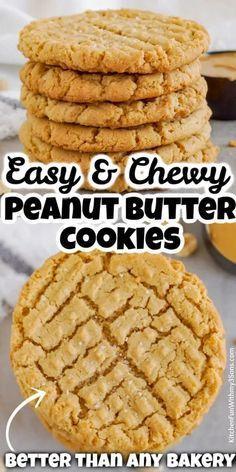 Recipie for peanut butter cookies - 