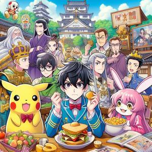 All Over Japanese Anime Play TV Show Takeshi Castle - 