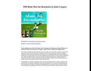 (Download pdf) Meet the Benedettos by Katie Cotugno - 