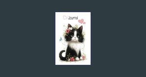 (<P.D.F.>> FILE*) Black & White Kitty Journal 150 pages College Rule     Paperback – March 21, 2024  - 