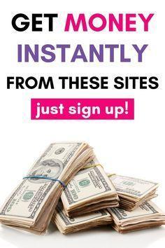 Sign up and get money instantly - 