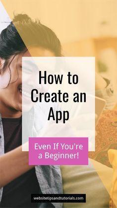 How to build an app - 