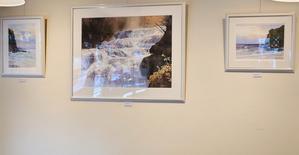 嬉しいお知らせと、カフェでの小林啓子水彩画展の様子 - 