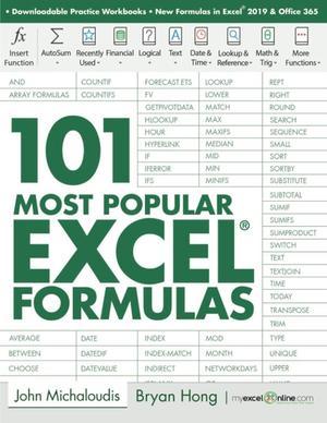 101 Most Popular Excel Formulas - 