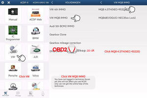 Yanhua Mini ACDP-2 VW 4.5th MQB 3526+95320 スマート キーを追加 - 