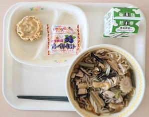 ５月７日　山菜うどん - 笑顔輝く 六郷小学校ブログ