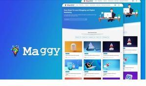 Download Free Maggy Responsive Blogger Template fast Download - 