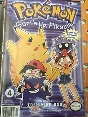 P.D.F DOWNLOAD [R.E.A.D] Pokemon Graphic Novel, Volume 4: Surf's Up, Pikachu By  Toshihiro Ono  - 