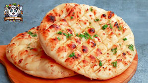 Simple and Tasty  Garlic Butter Naan Recipe Without Yeast - 
