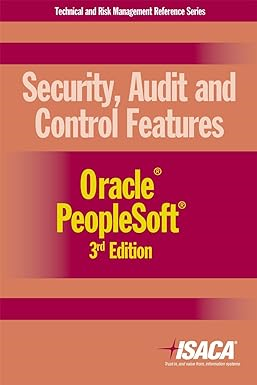 [P.D.F] Download R.E.A.D Security, Audit and Control Features Oracle PeopleSoft, 3rd Edition By - 