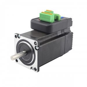 How is the servo motor controlled by PLC? - 