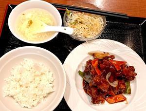 鶏肉の黒酢炒め定食@チャイハナ（横浜） - よく飲むオバチャン☆本日のメニュー