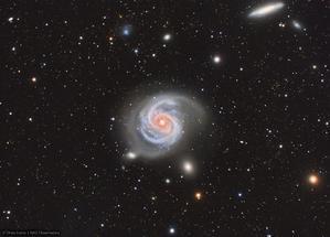 かみのけ座の渦巻銀河M100 - 