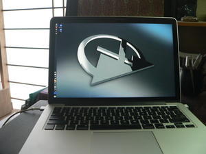 macbook proにMX Linux 23.2をインストール - 青い空 II