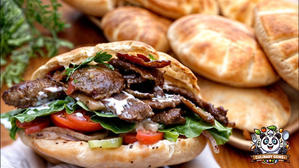 Make Turkish Doner lamb Kebab & Pita with White Sauce at Home! - 