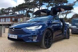 Tesla Model X: A Spectacular Electric SUV with Falcon Wings - 