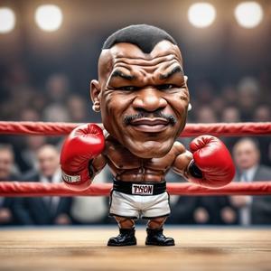 Caricature 3d Mike Tyson Cool - 
