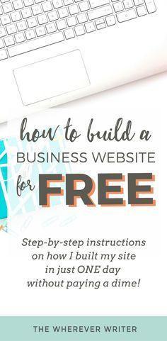 How to build a website for a business - 