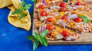 Rainbow pizza from keto - 