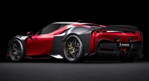 Zacoe's carbon fiber widebody unit for the Ferrari SF90 - 