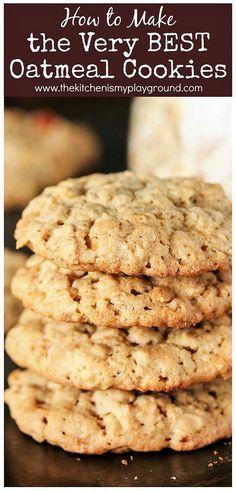 Oatmeal cookies recipies - 