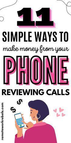 Make money from your phone - 