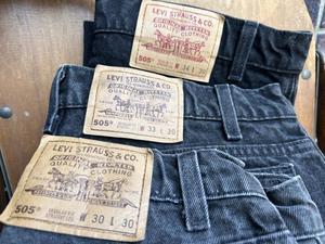 5.12（SUN) Levi's 505 BlackDenimPants "Made In USA" - Used&VintageClothing ''LITTER''