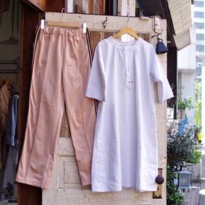 Vintage Linen Dress & Track Pants - 