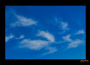 飛翔している様な雲 - 