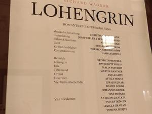 ウィーン国立歌劇場＆クリスティアン・ティーレマン「ローエングリン」（ウィーン）Wiener Staatsoper & Christian Thielemann “Lohengrin” - 