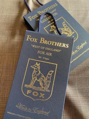 2024 春夏の新着！お誂え向け  「FOX BROTHERS」 England 編 - 服飾プロデューサー 藤原俊幸のブログ