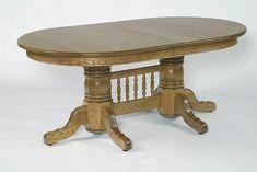 Double pedestal dining table - 