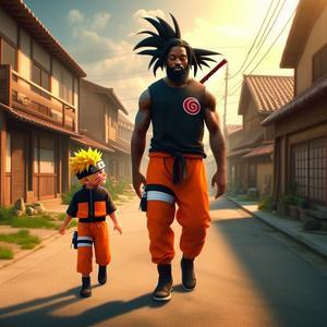 Naruto is the son of Son Goku - 