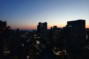 大阪駅前第三ビルからのマジックアワー - ほぼ京都人の密やかな眺め　Excite Blog版