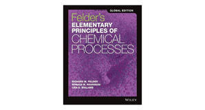 Digital reading Elementary Principles of Chemical Processes by Richard M. Felder - 