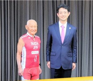 91歳、千葉の男性がトライアスロン大会で自身の年齢記録更新を目指す - 