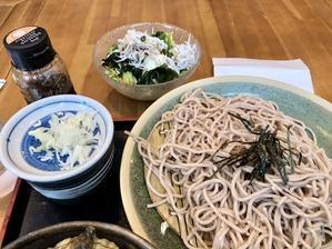 新作【ミニ天丼とお蕎麦のセット】茅ヶ崎海ぶね - 