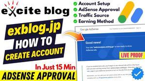 Earning money Blogger and exblog website google adsense - 