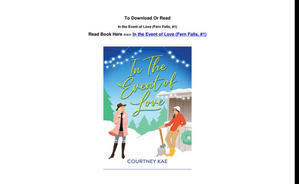 (!Download Now) In the Event of Love (Fern Falls, #1) (KINDLE) - 